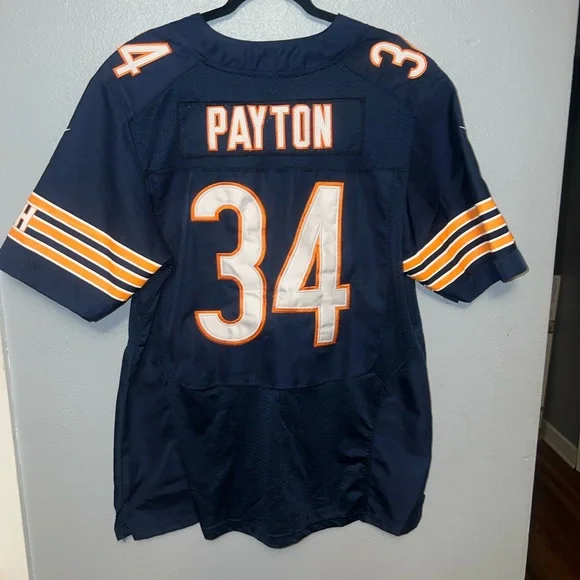 Men's Chicago Bears Walter Payton Nike Navy Game Retired Player Jersey size 48 - Picture 5 of 6